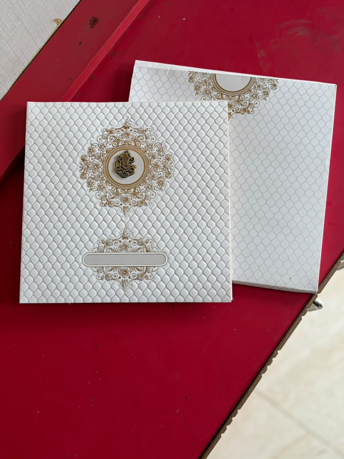 Reception Card Sample