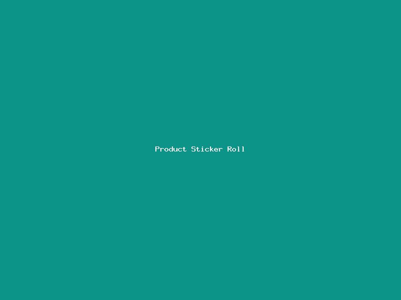 Product Sticker Roll